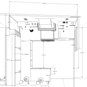 kitchen Design Plan mmh Bespoke layout